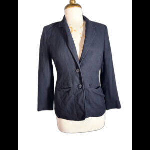 Petite Sophisticate Blazer Petite 4 90's Vintage Structured Jacket